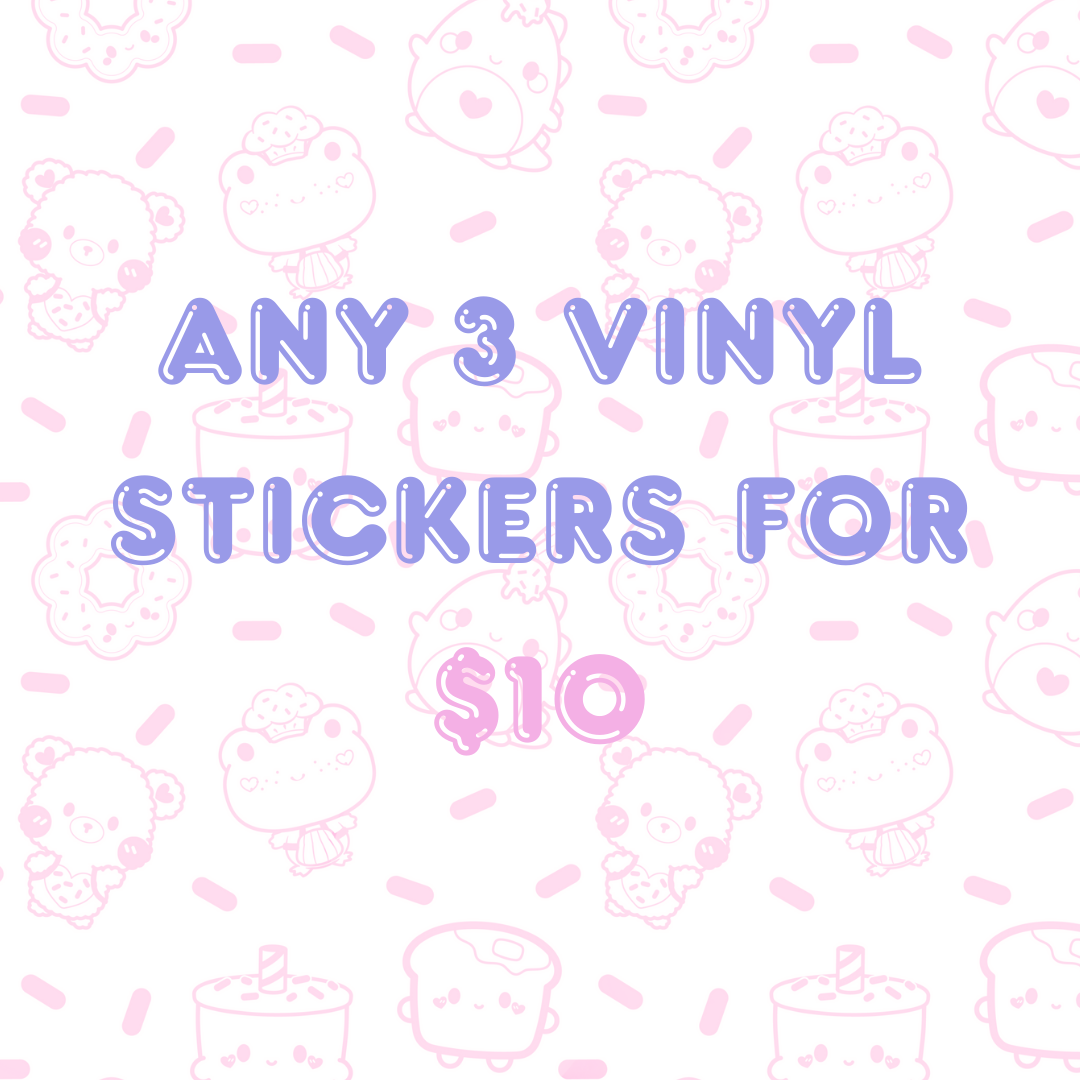 Cute Sticker Bundle (3 pack)