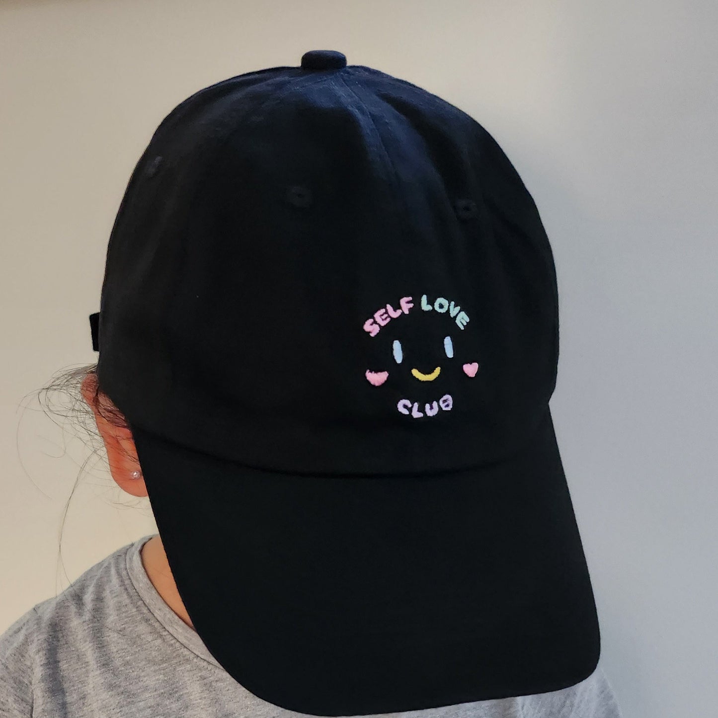 Self Love Club/Mental Heatlh Embroidery Hat