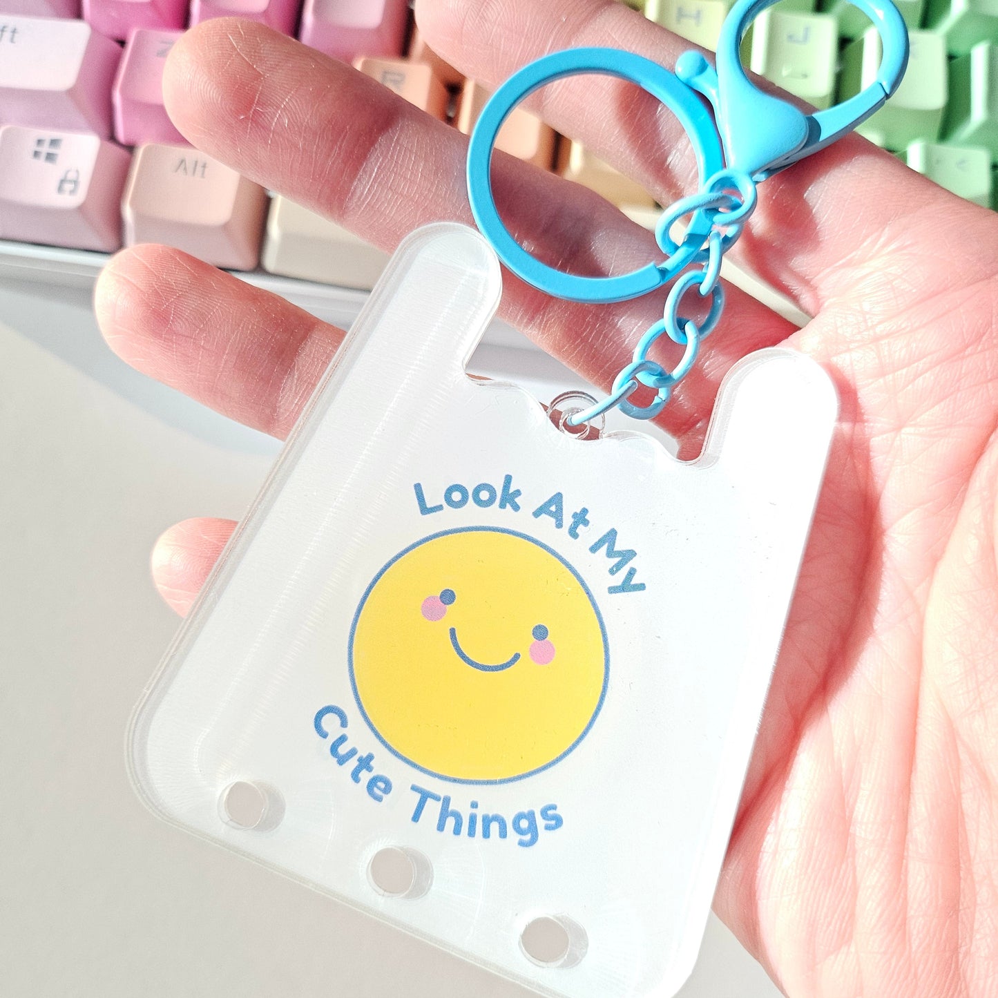 Look at m cute things Acrylic Charm/Keychain holder
