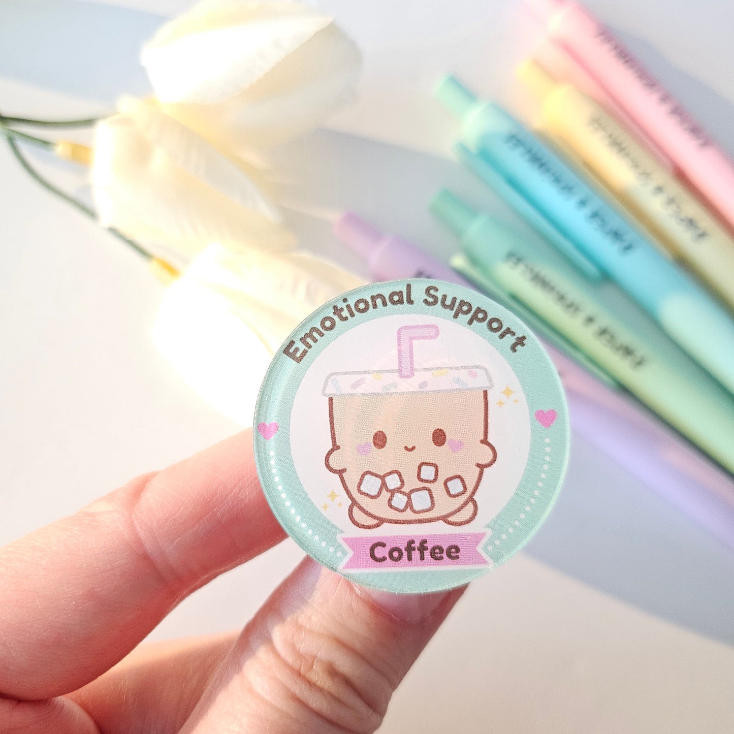 Emotional Support Acrylic pins