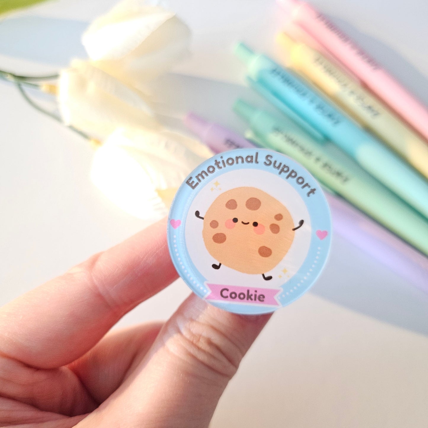 Emotional Support Acrylic pins