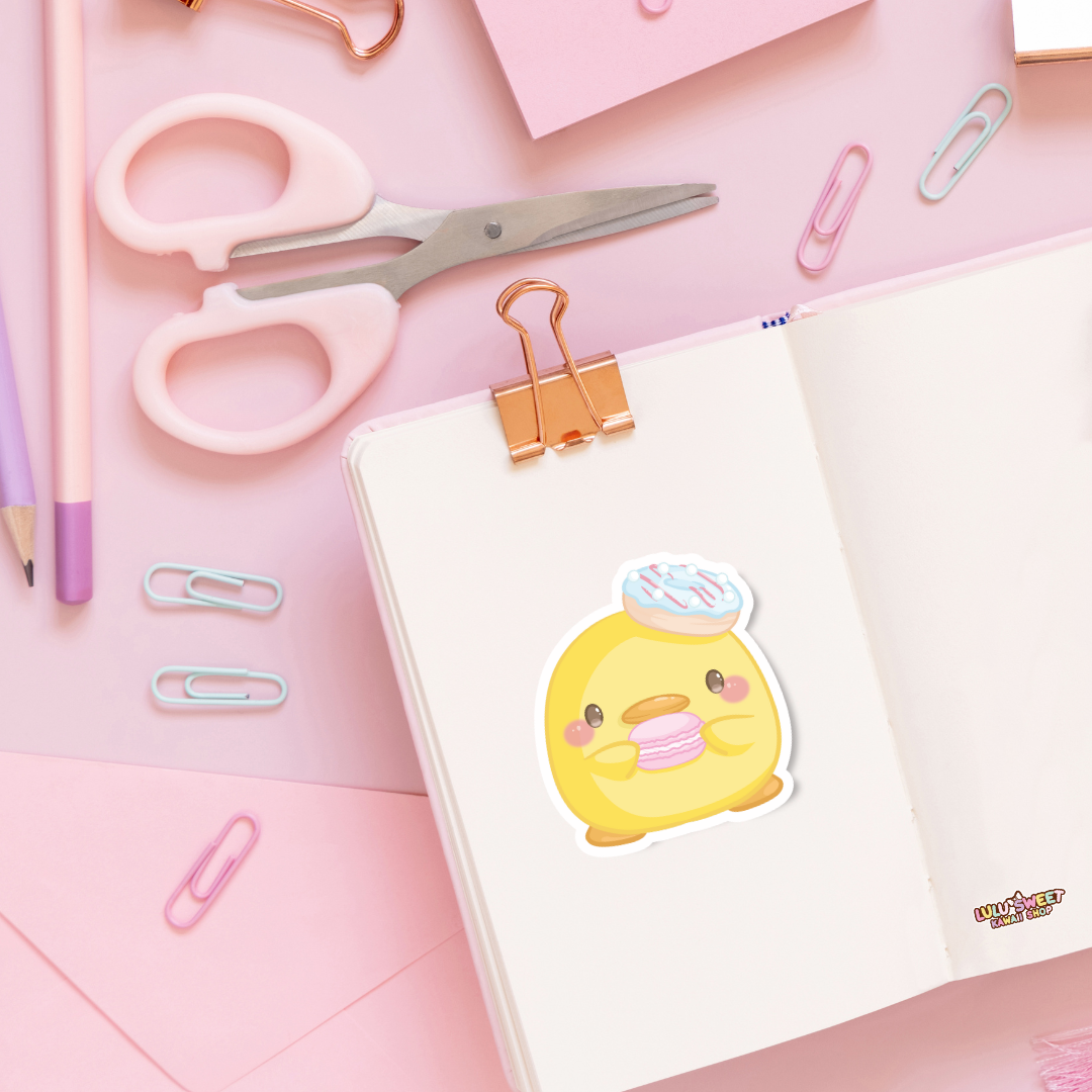 Chubby Duck Sticker