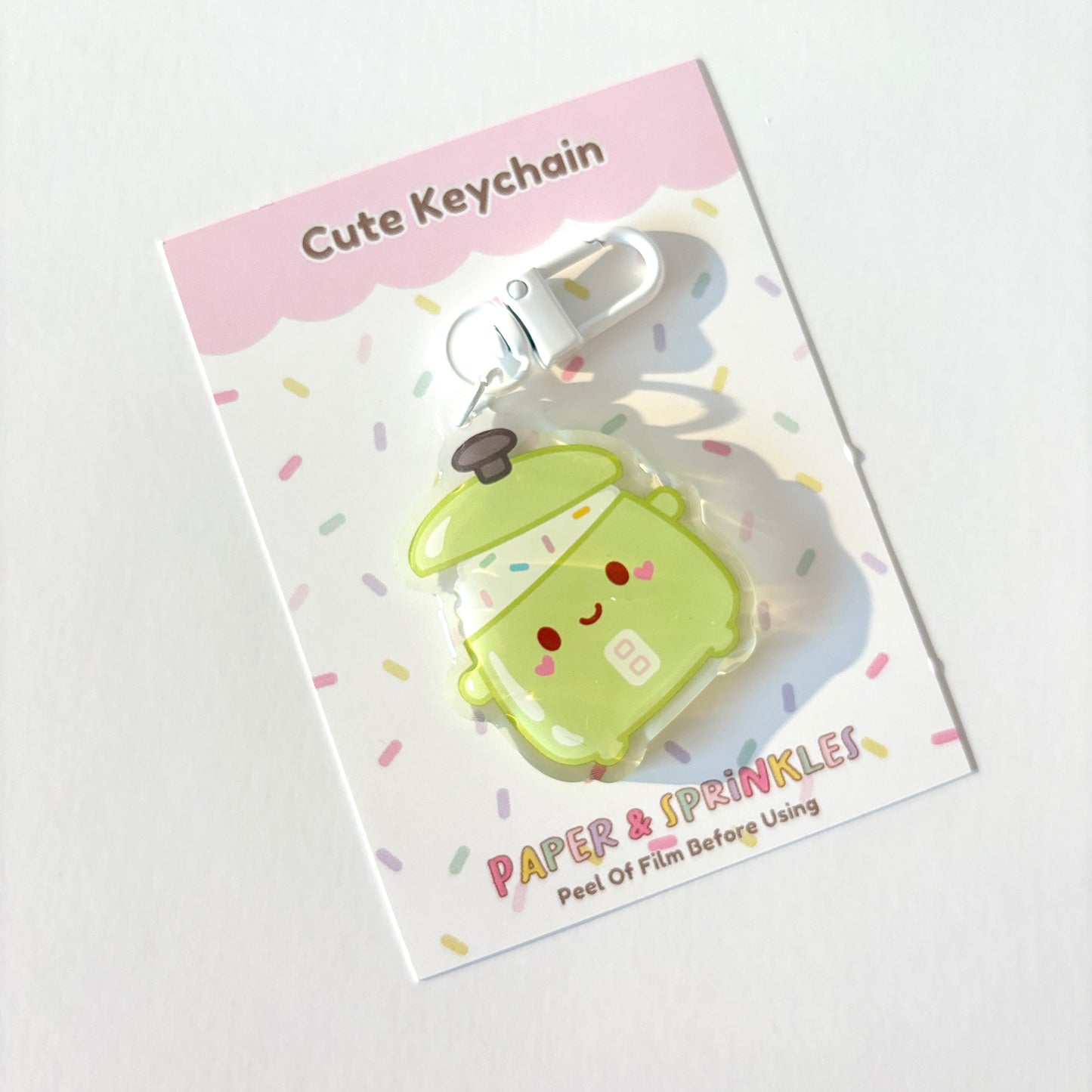 Cute Vintage Green Cooker Acrylic Charm/Keychain