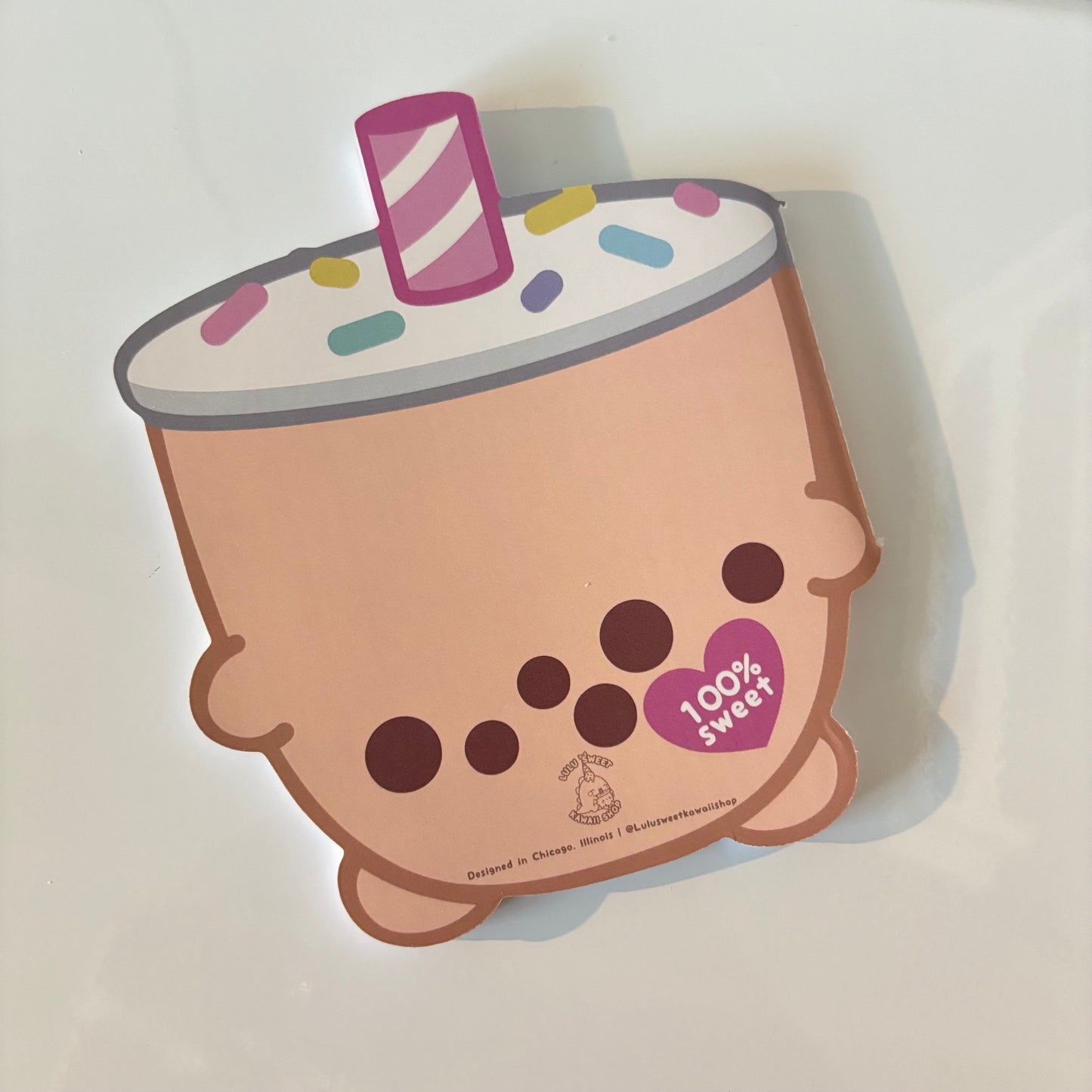 Mini Boba Die Cut Notebook