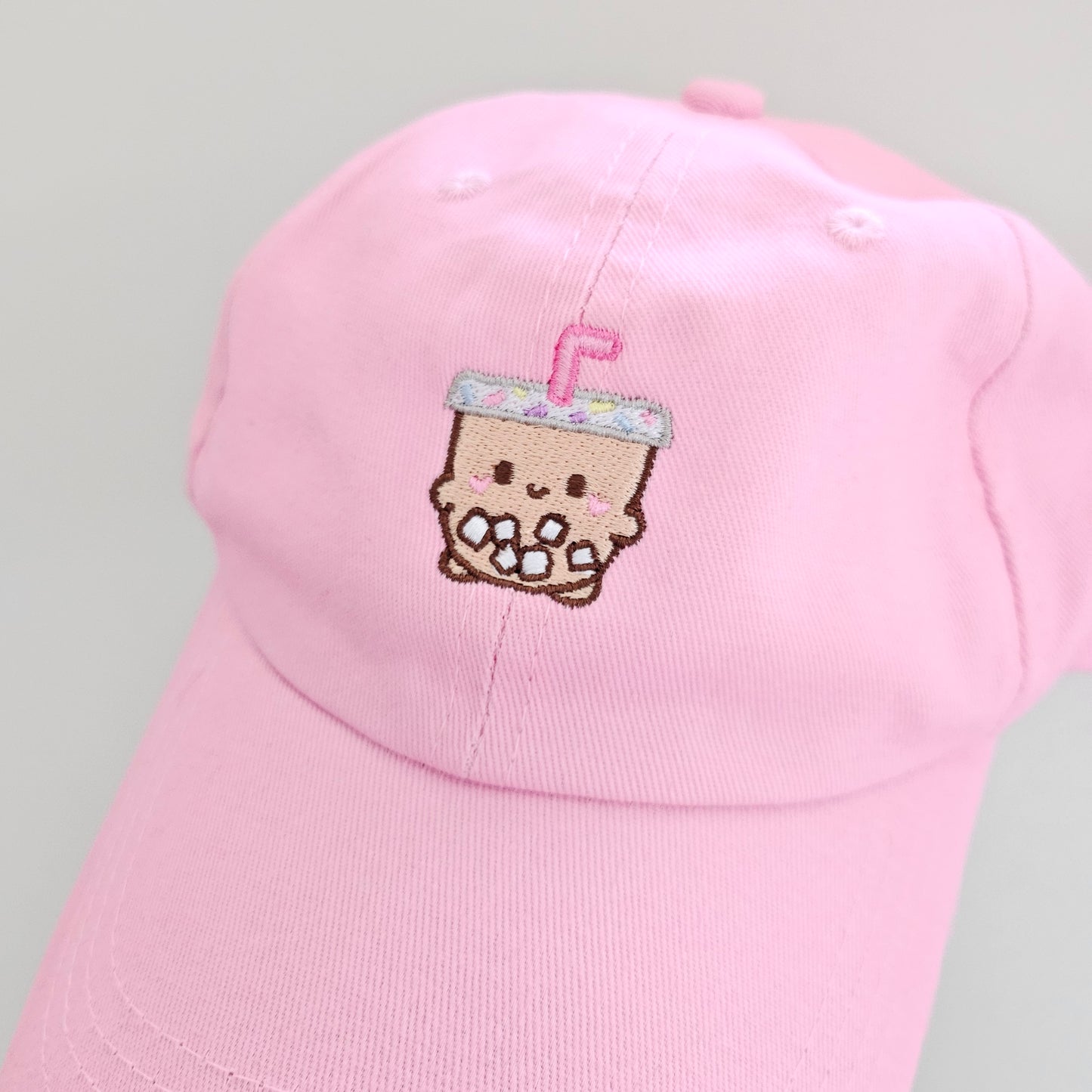 Cute Iced Coffee Embroidery Hat