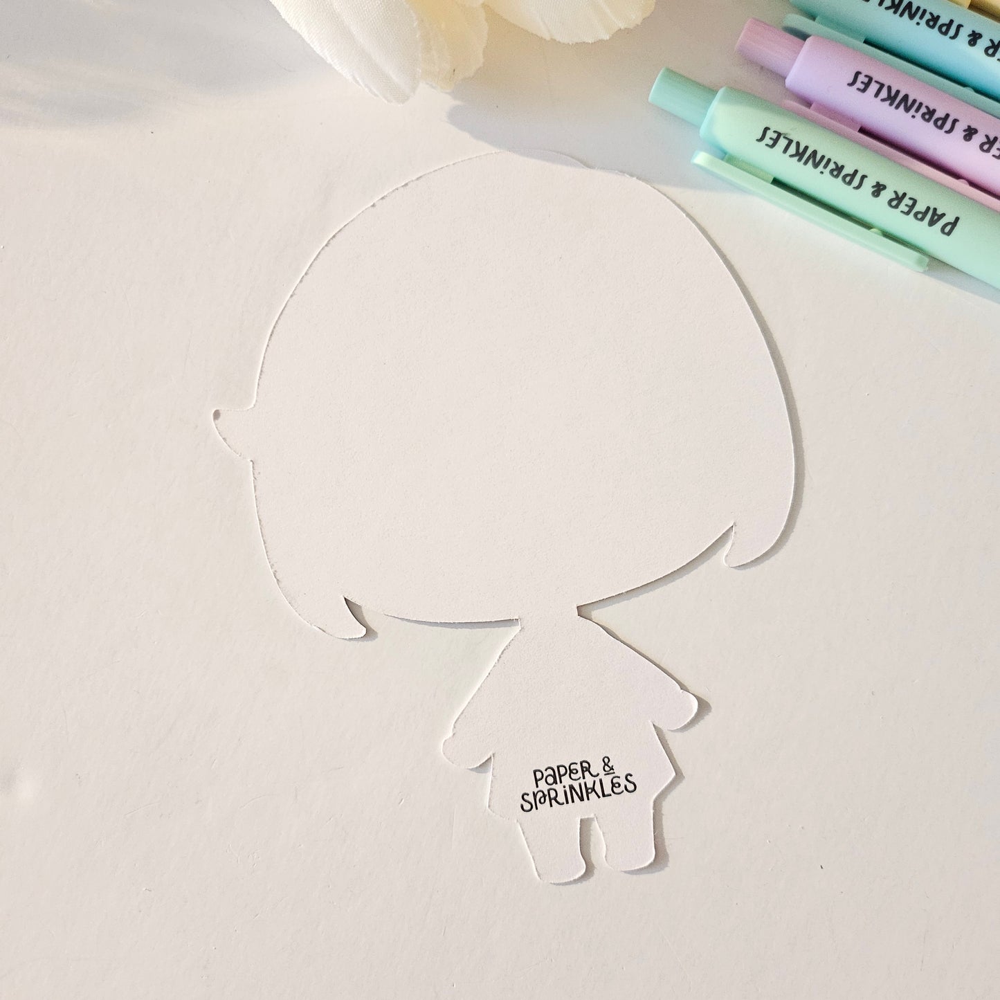 Therapist flat note card/greeting card