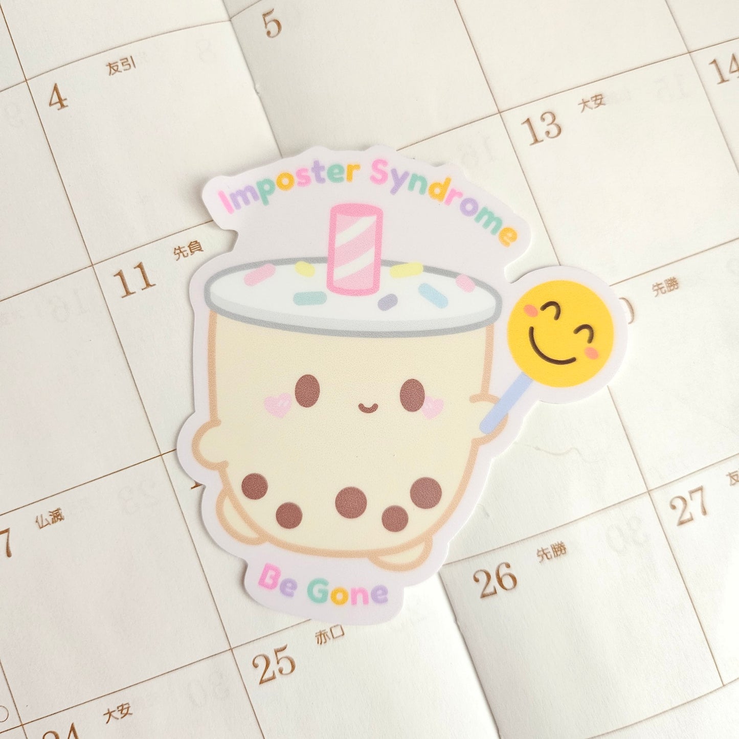 Imposter Syndrome Be Gone Sticker