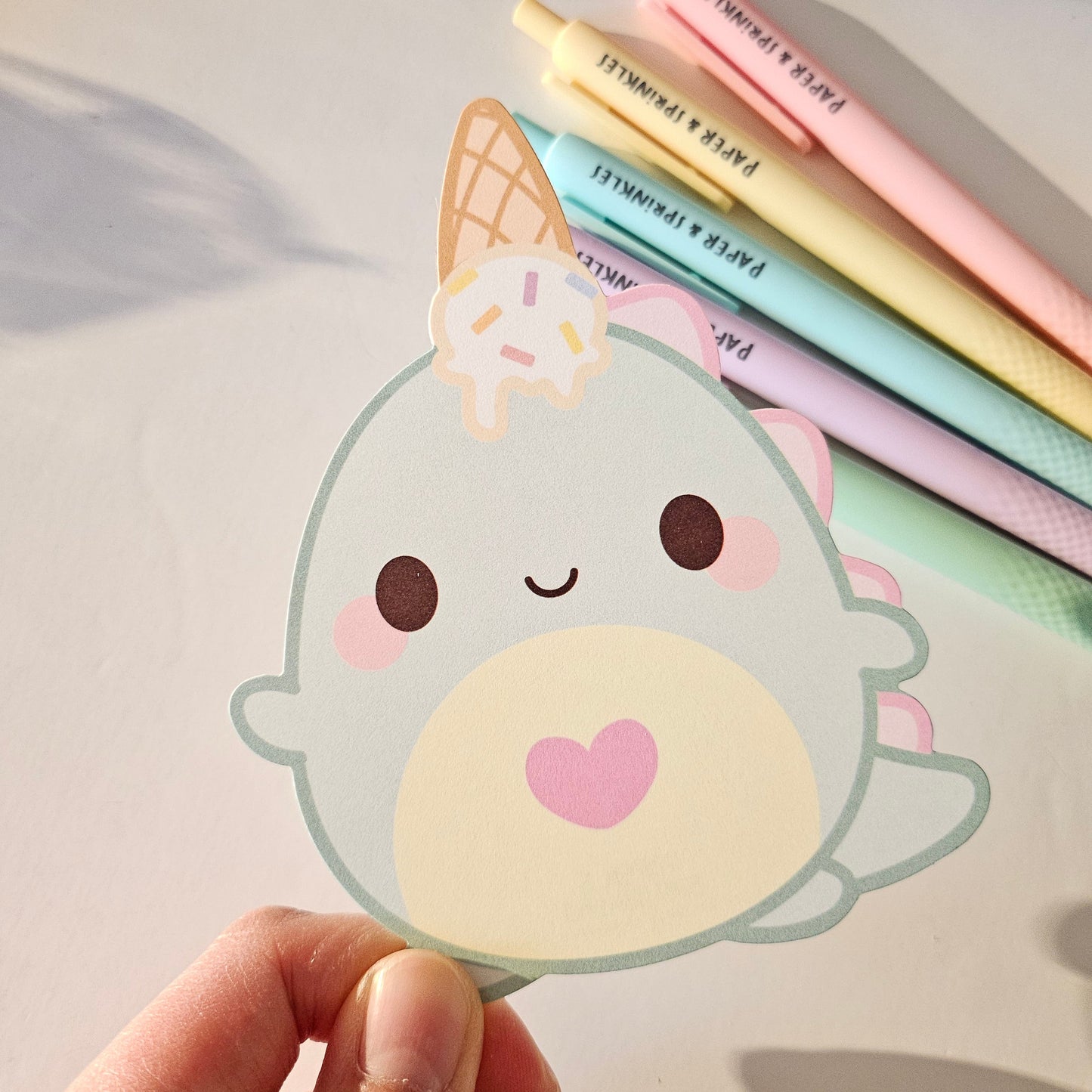 Lubo Dinosaur flat note card/greeting card