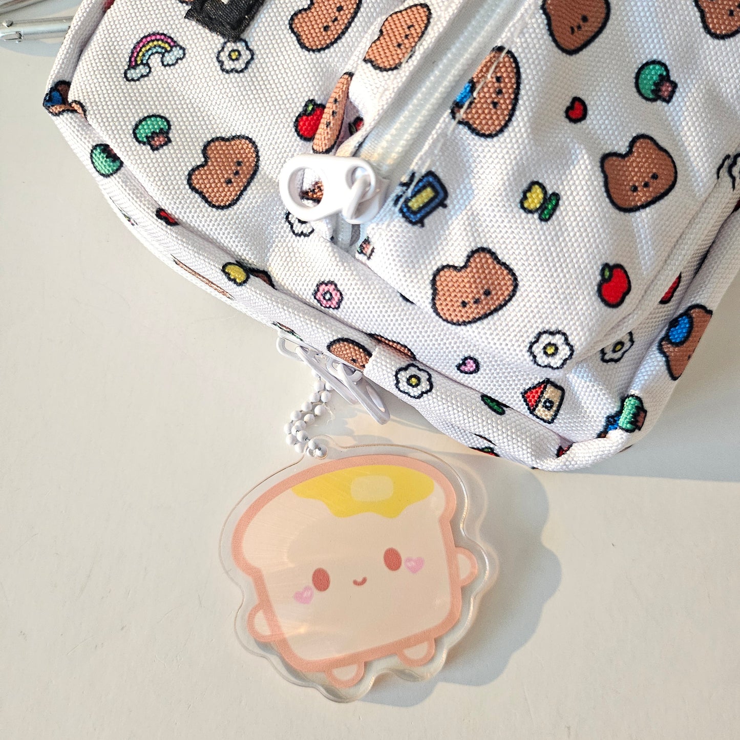Cute Bread Butter Acrylic Charm/Keychain