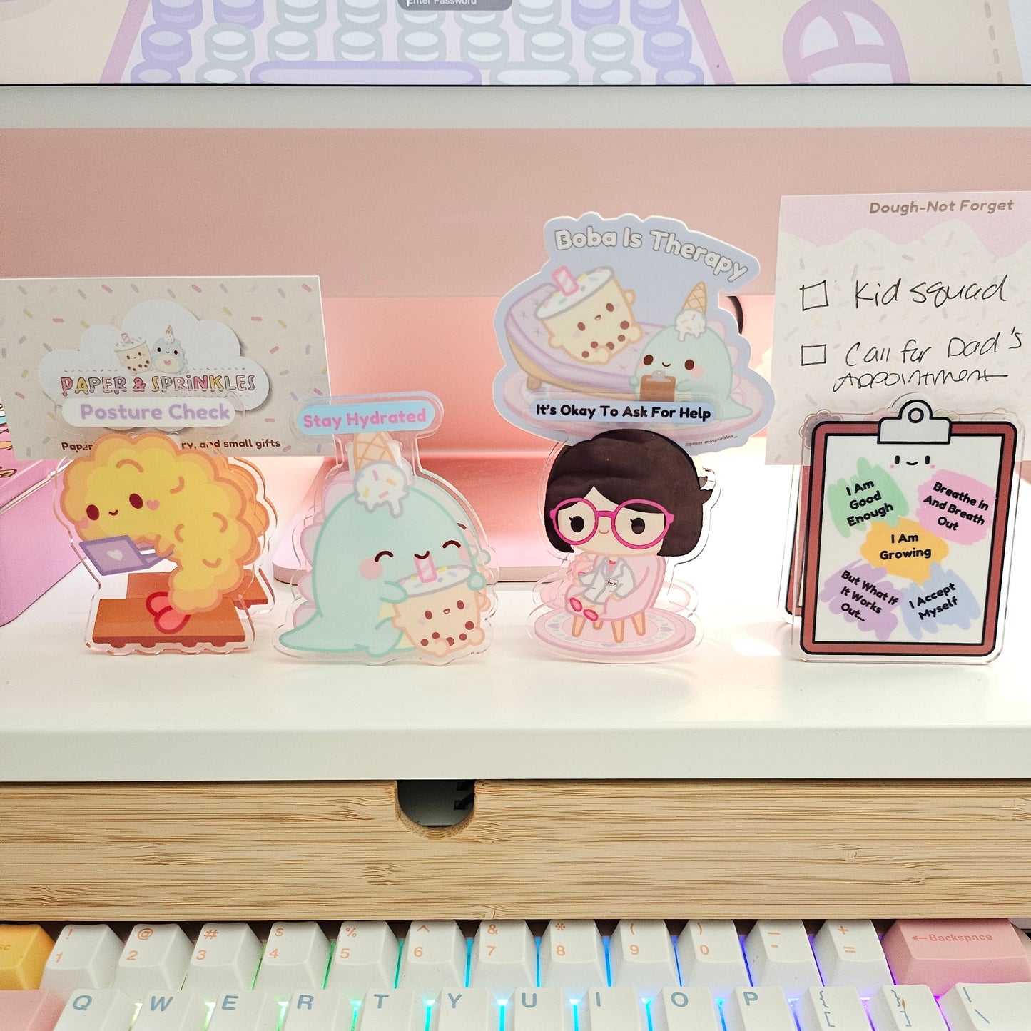 Positive affirmations Muti Clip Stand
