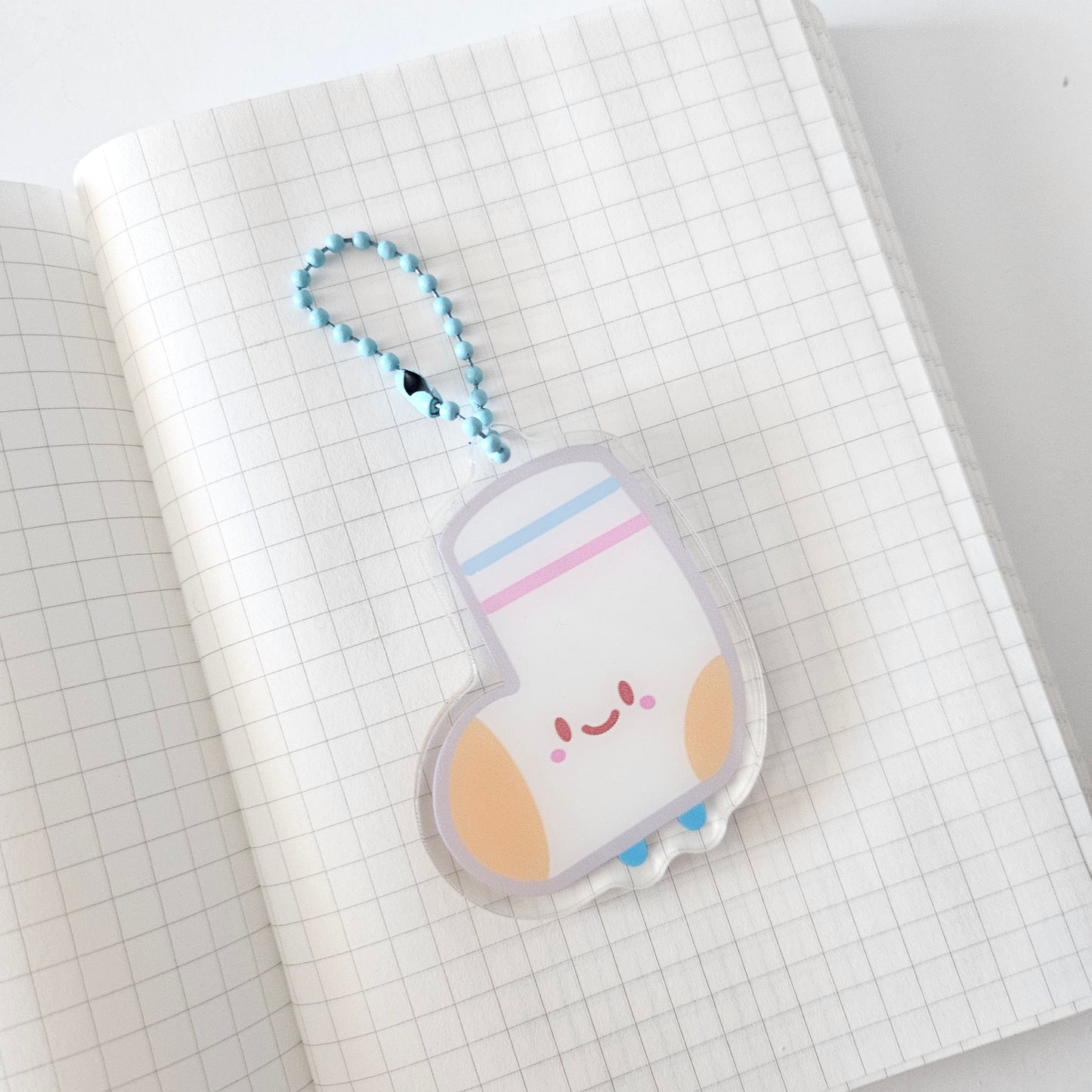 Cute Sock Acrylic Charm/Keychain