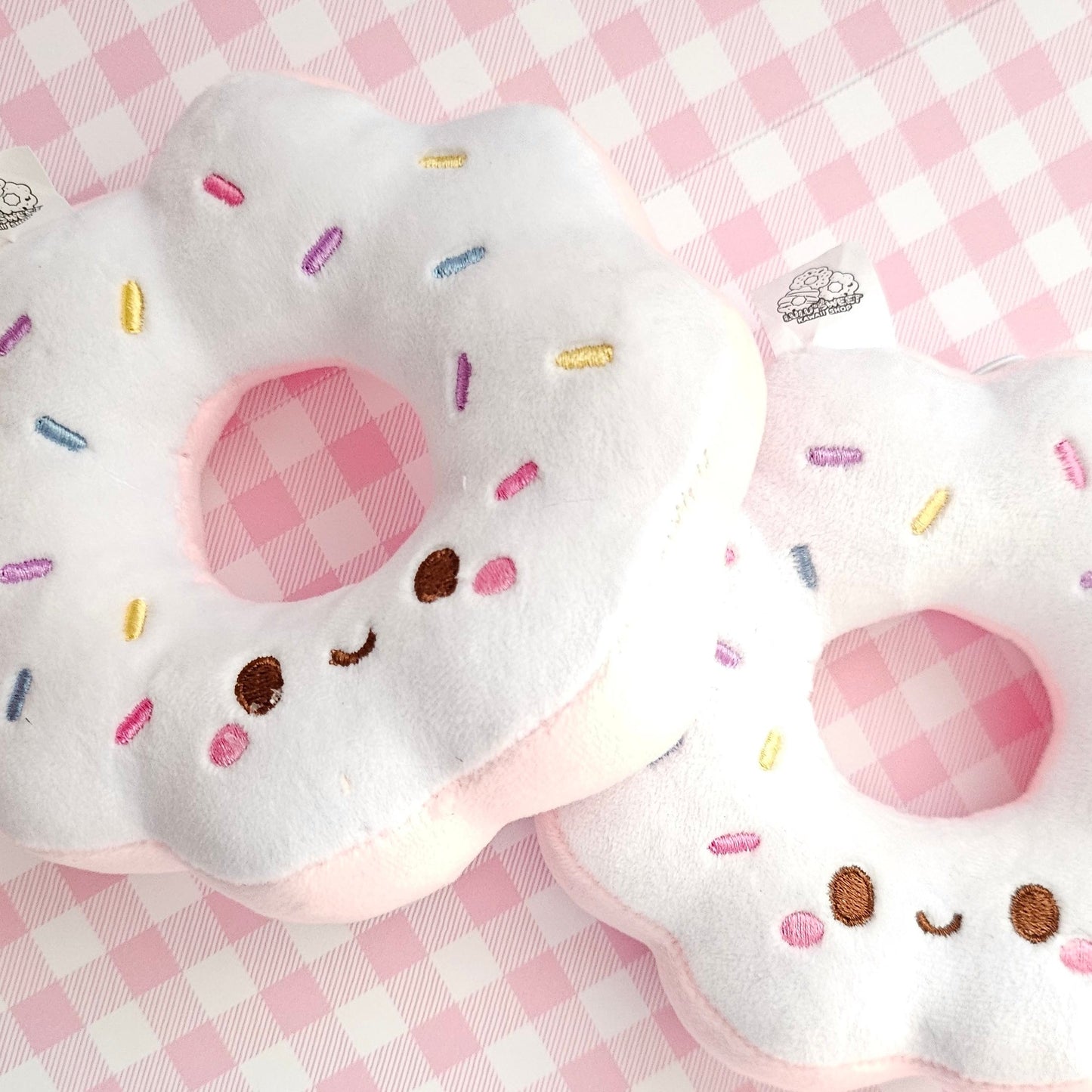 Birthday Cake Mochi Donut Plushie