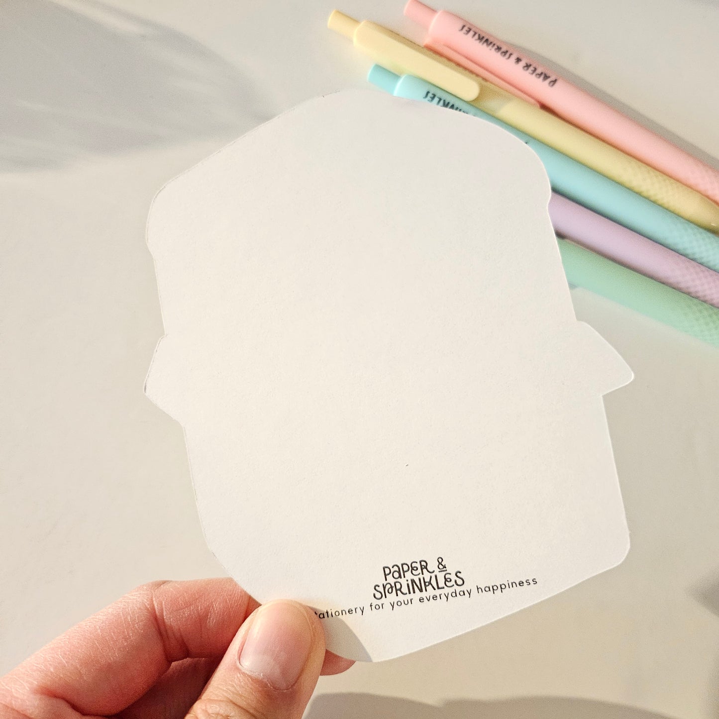 Butter flat note card/greeting card