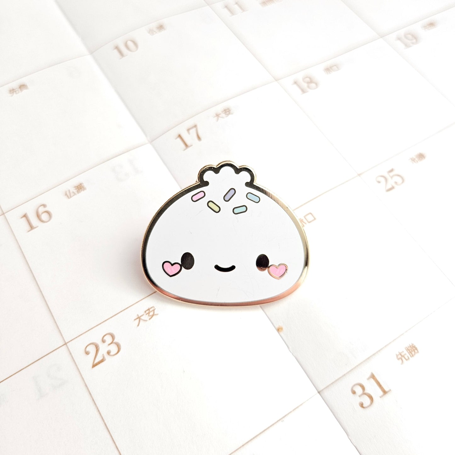 Cute Dumpling Enamel Pin