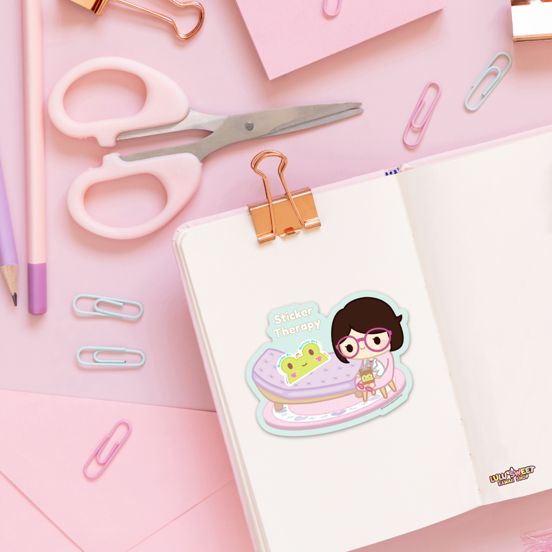 Sticker Therapy Kawaii Vinyl Sticker