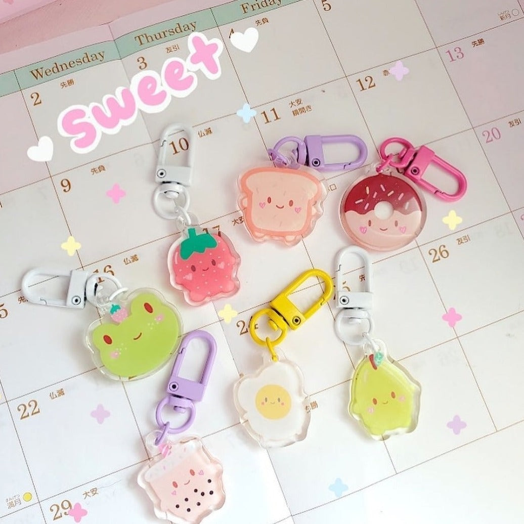 Food Buddy Acrylic Charms
