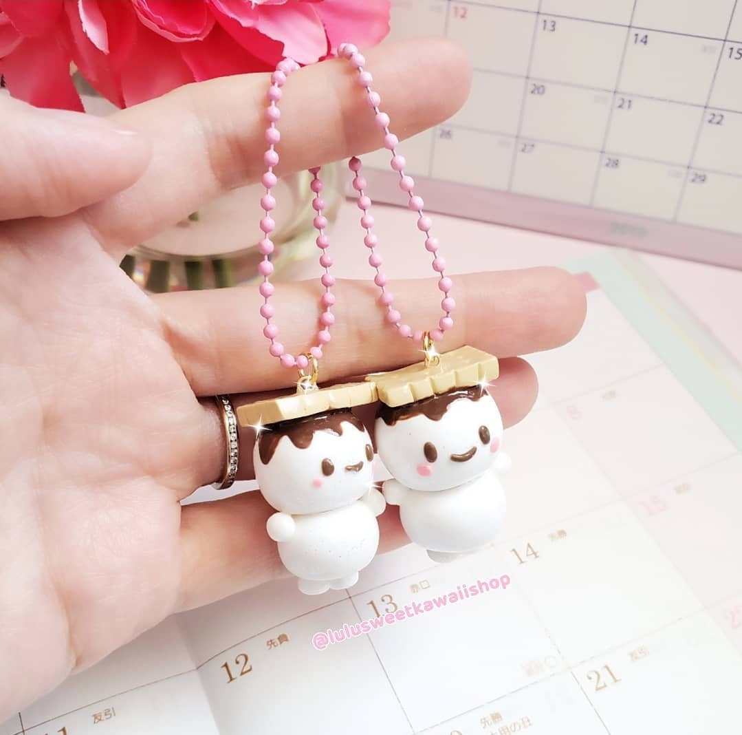Marshall character handmade clay charm