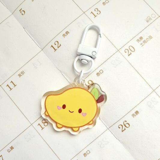 Cute Mango Acrylic Charm/Keychain