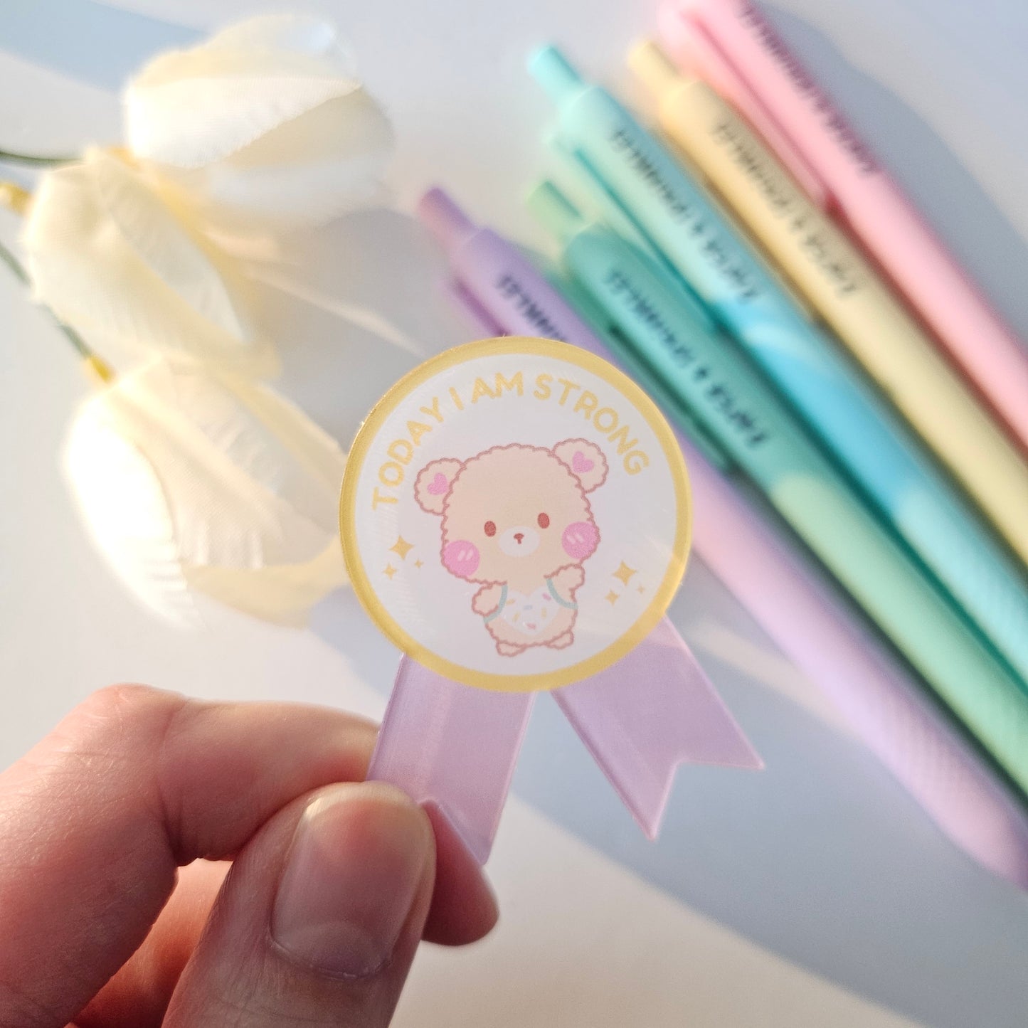 Feelings Badge Acrylic Charm pins