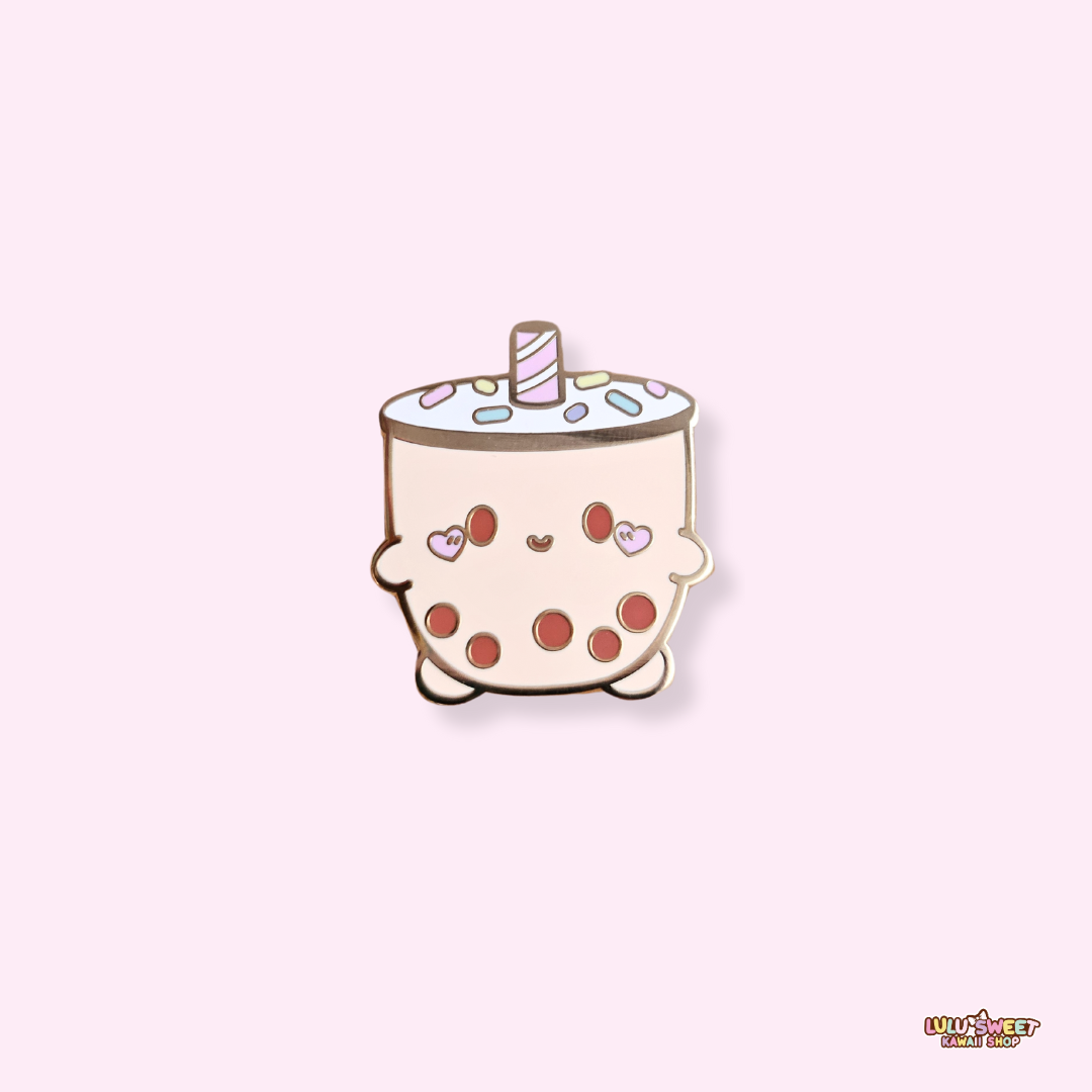 Milky Enamel Pin