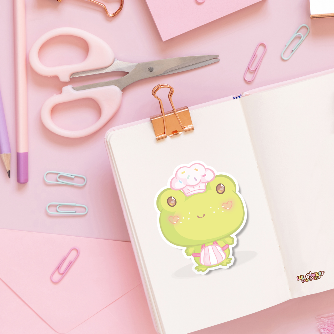 Sticker Rancios Francois Frog Sticker – Paper and Sprinkles