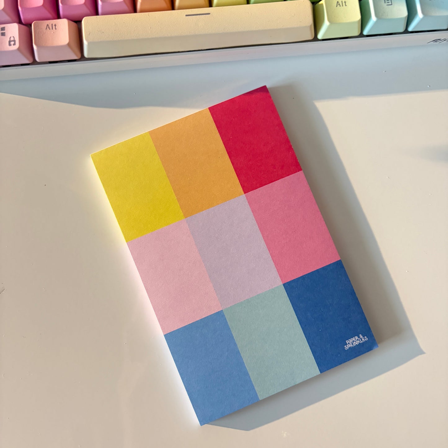 Color Blocks Note Pad