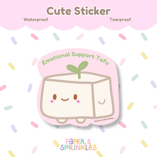 Tofu Lovers Club Vinyl Sticker