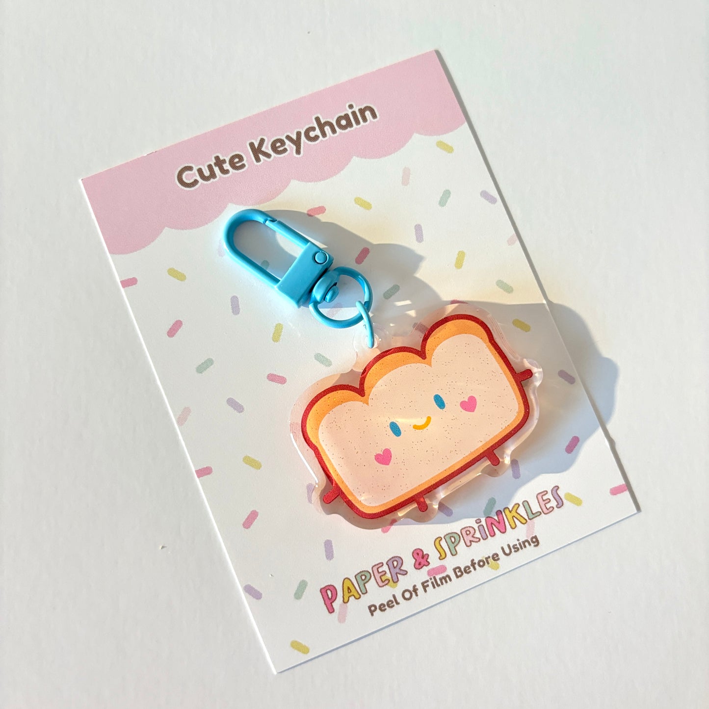 Cute Loafy Bread Acrylic Charm/Keychain