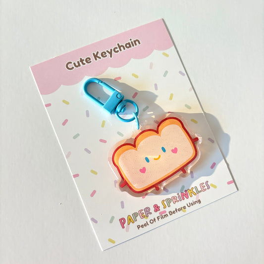 Cute Loafy Bread Acrylic Charm/Keychain