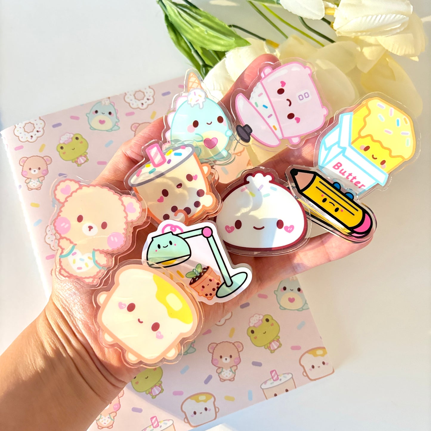 Cute Butter Stationery Clip