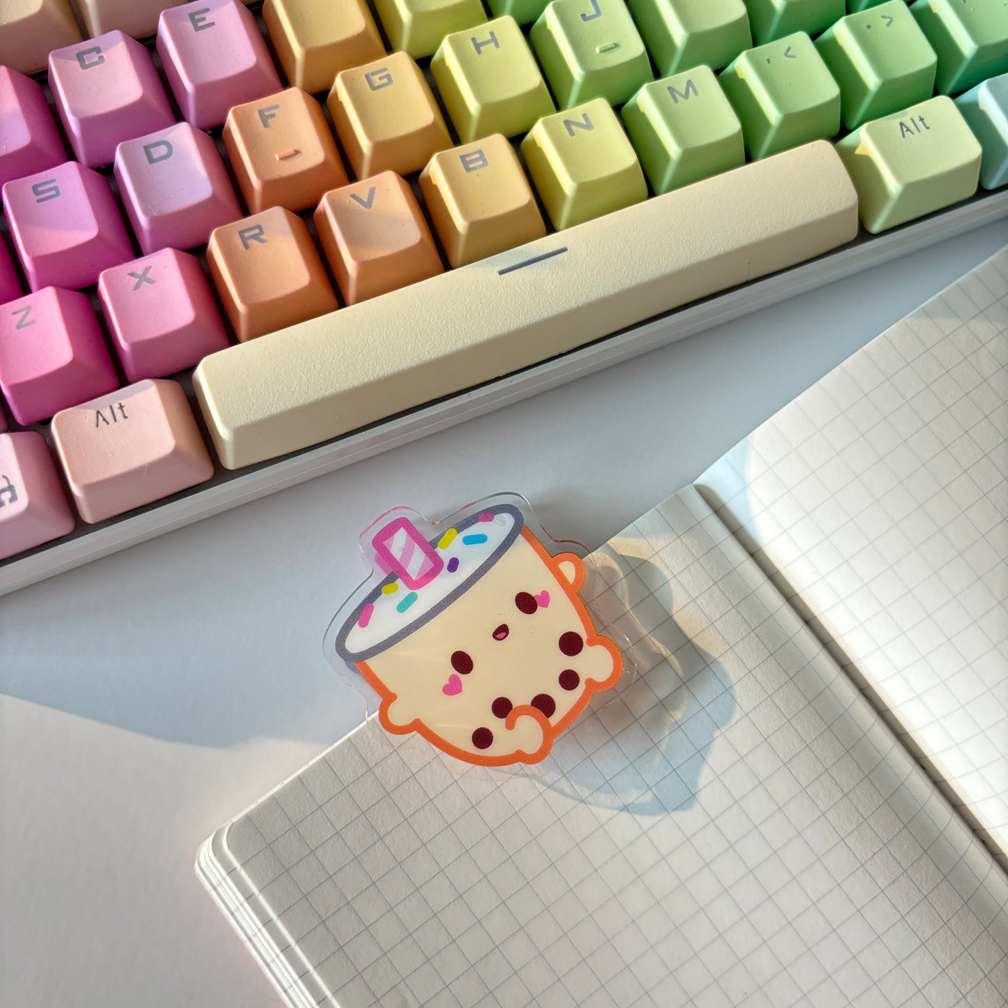 Cute Milky Stationery Clip