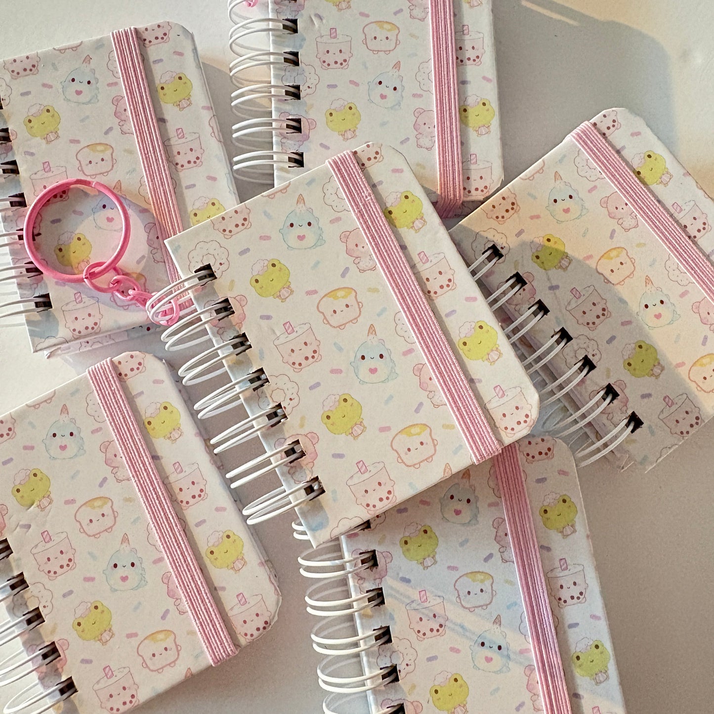 Mini Journal Notebook Keychains