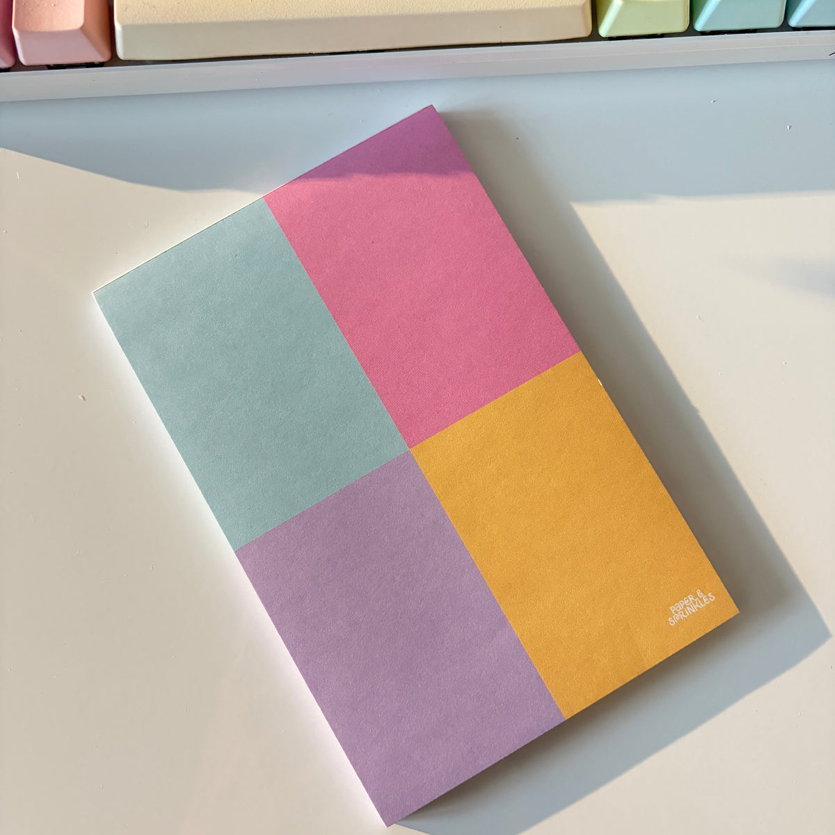 Study Pad Blocks Color Blocks Note Pad – Paper and Sprinkles