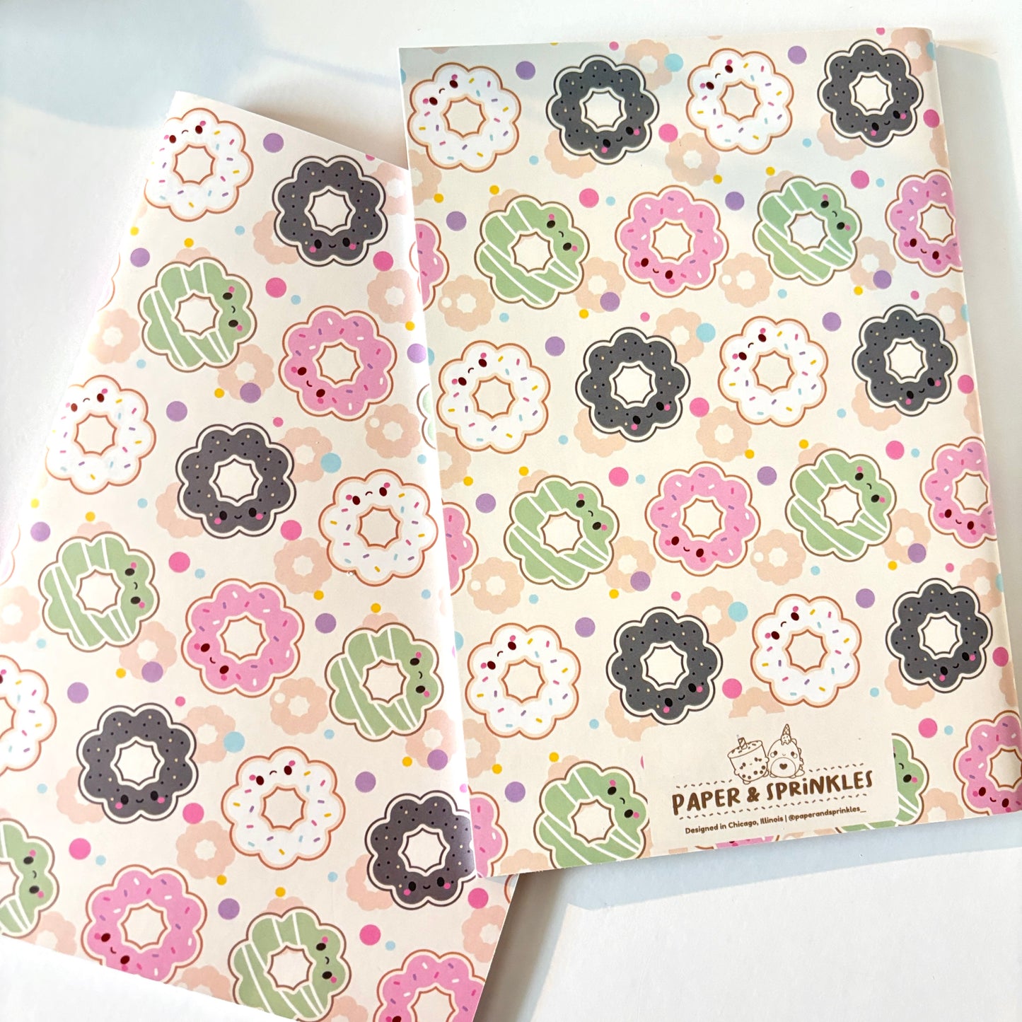 Mochi Donuts Patterned Notebook