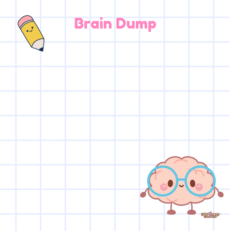 Brain With Sticky Notes Brain Dump Sticky Post It Notes – Paper and Sprinkles