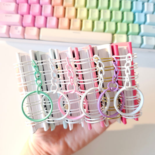 Mini Journal Notebook Keychains