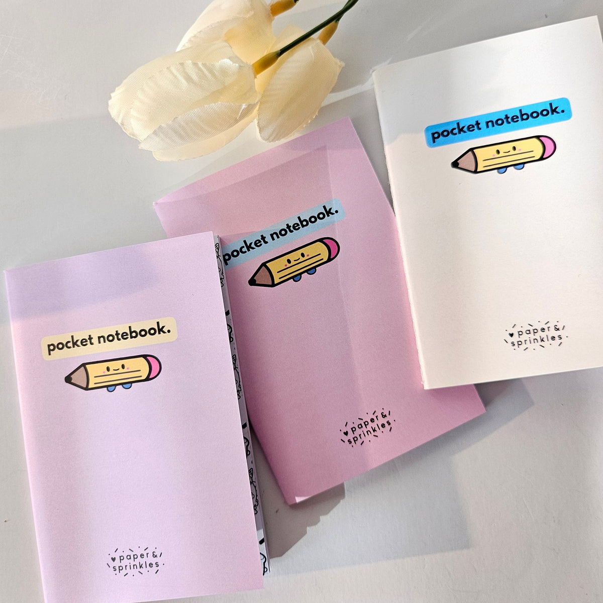 Pocket Notebook Example Pocket notebooks – Paper and Sprinkles