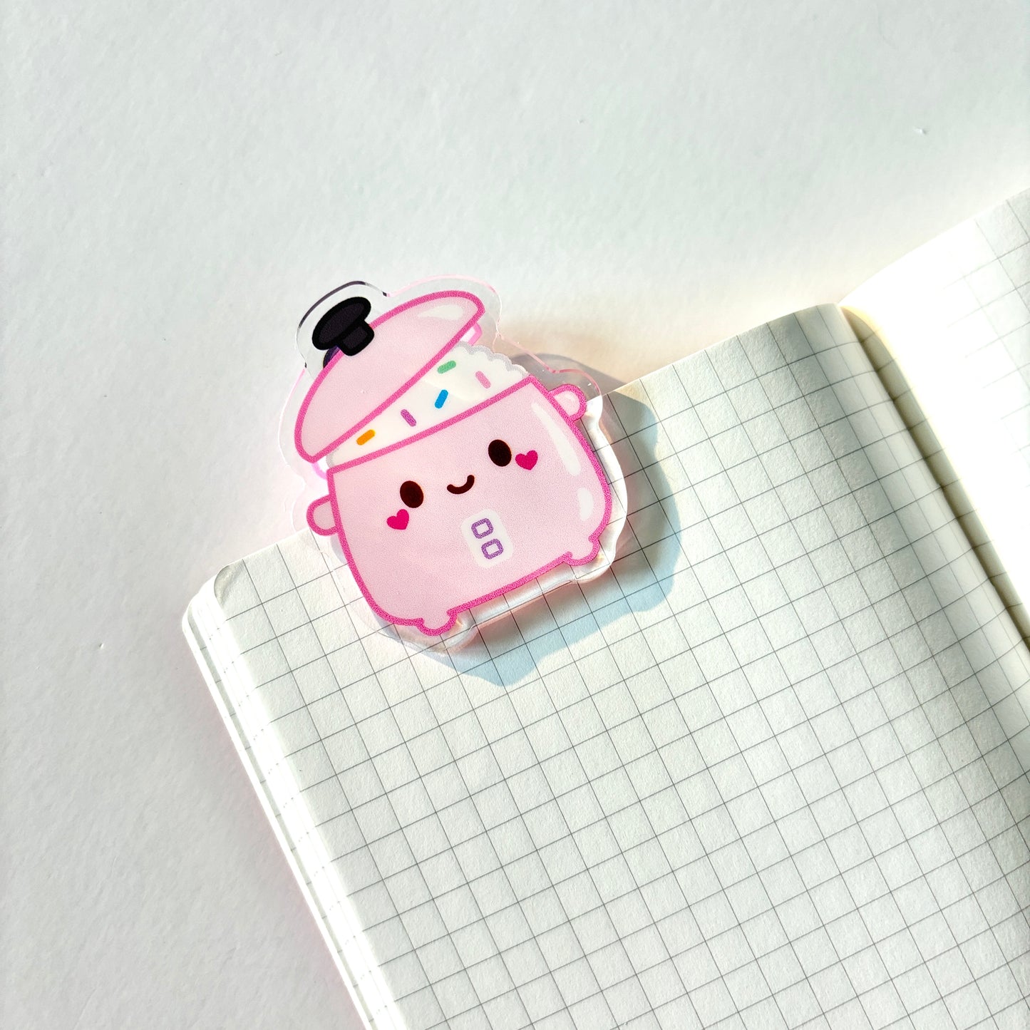 Cute Rice Cooker Stationery Clip