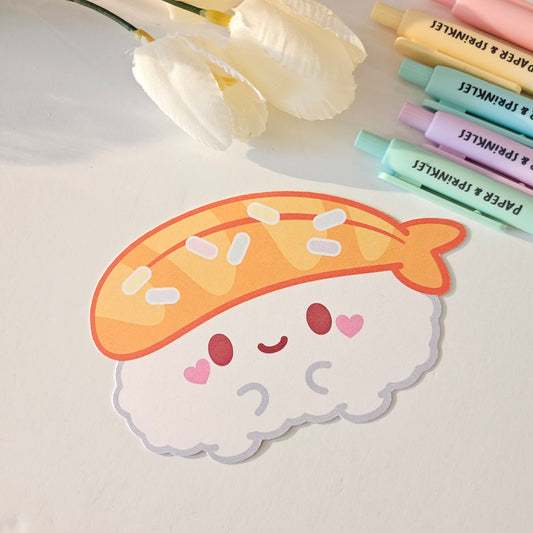 Sushi flat note card/greeting card