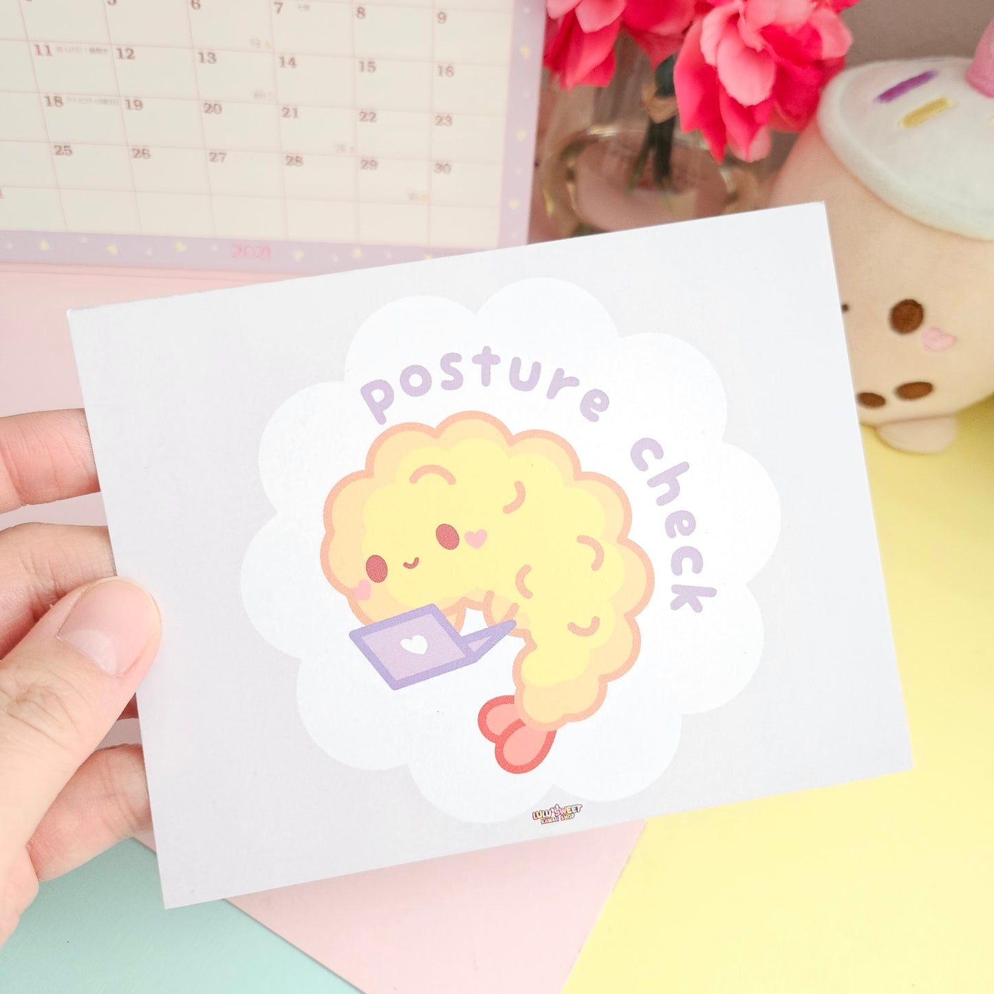 Posture Check Art Print