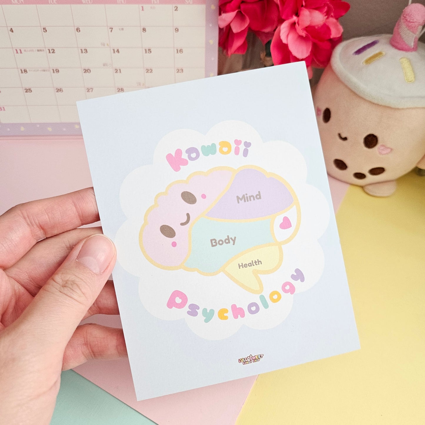 Kawaii Psychology Art Print