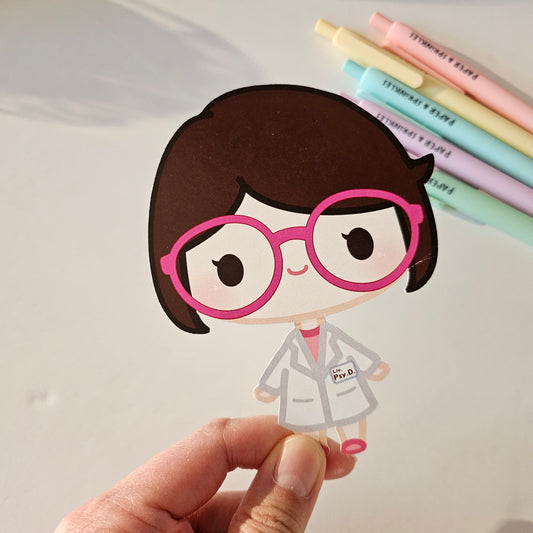 Therapist flat note card/greeting card