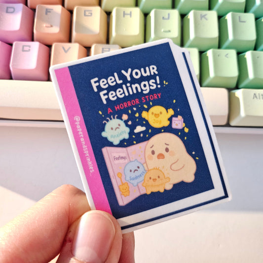 Feelings a horror story sticker
