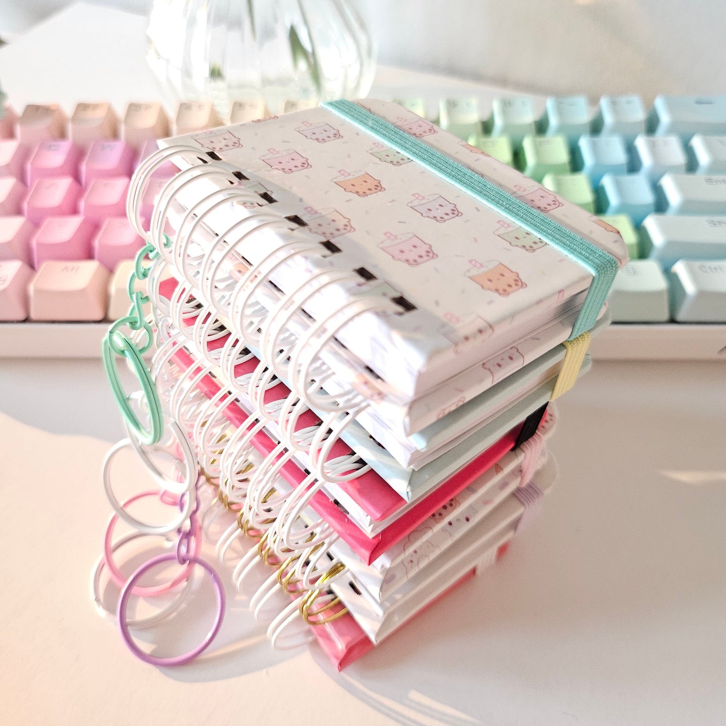 Mini Journal Notebook Keychains